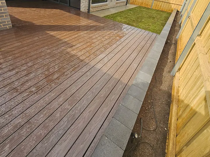After: composite deck