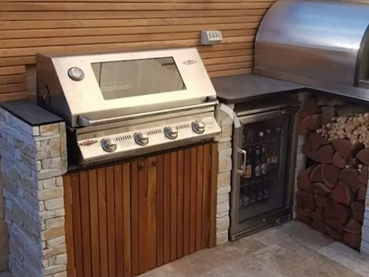 After: outdoor kitchen