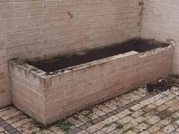 Before: brick box